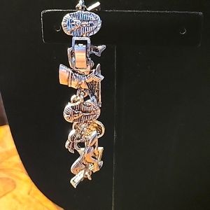 Egyptian Characters Silver Bracelets